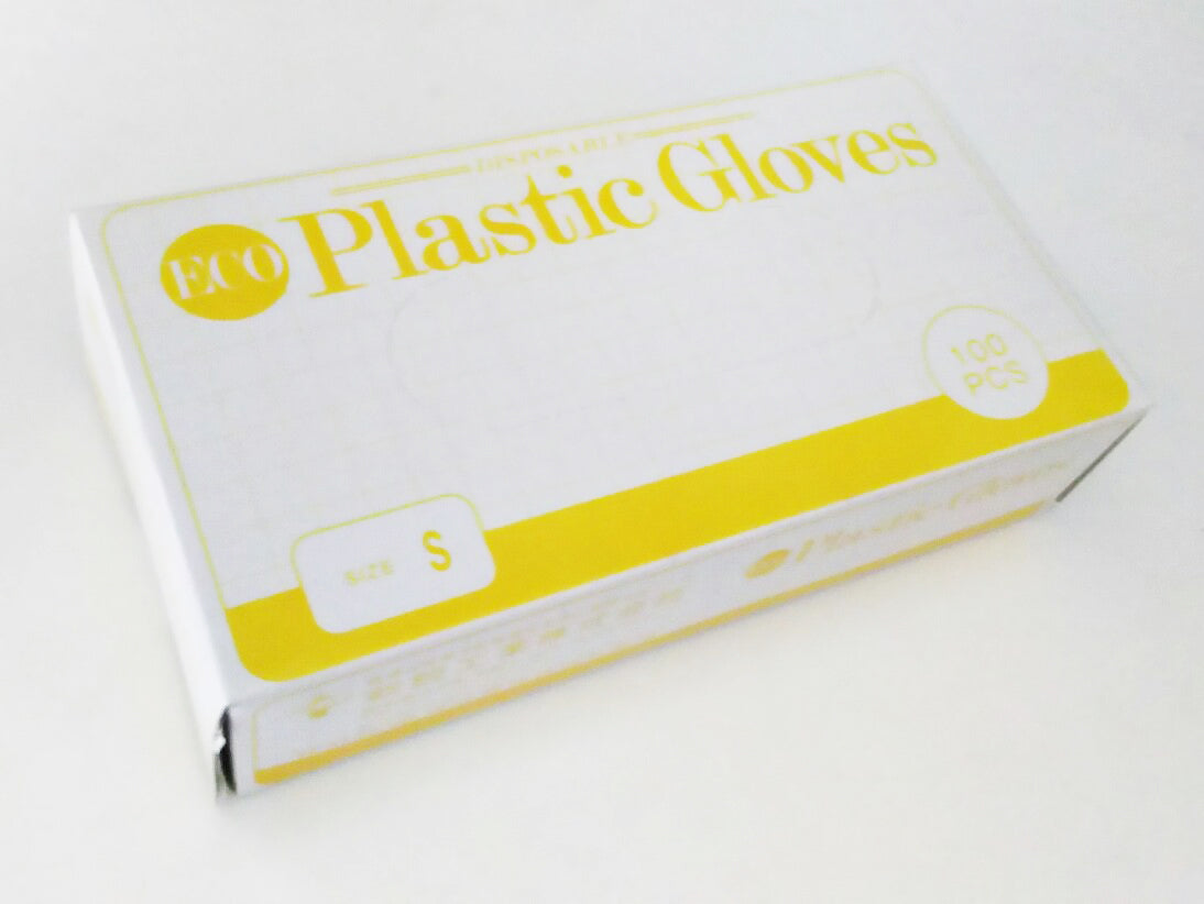 ECO使い捨てプラスチック手袋 パウダー付 100枚 1箱 新鋭工業 – メディカラ